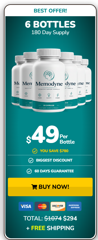 Buy Memodyne 6 Bottle